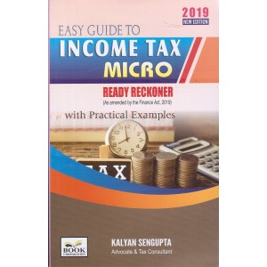Book Corporation's Easy Guide to Income Tax Micro Ready Reckoner with Practical Examples by Kalyan Sengupta